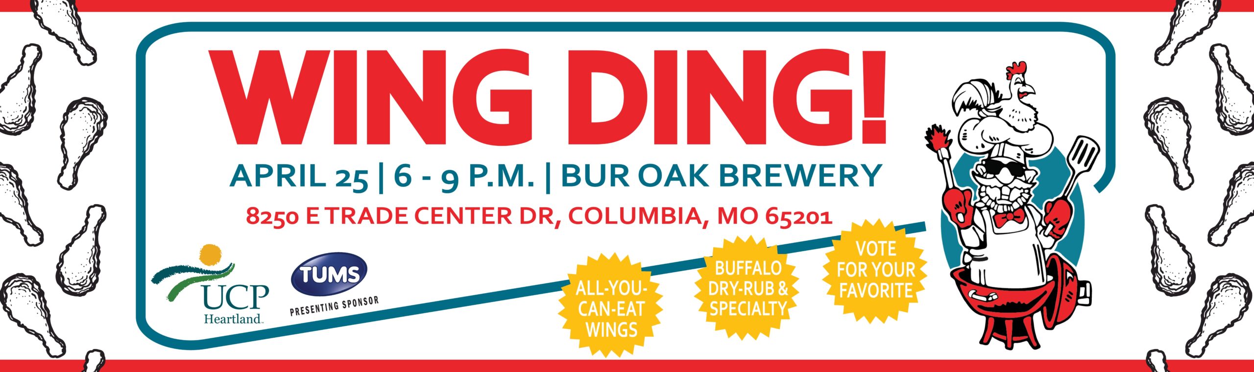 Como Wing Ding Banner